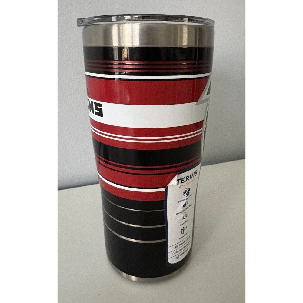 Tervis Edge Atlanta Falcons 20 oz. Stainless Steel Tumbler w/ Slider Lid New!